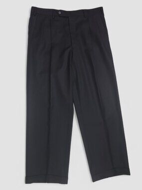 Samuelsohn Super 110'S Wool Pleated W36xL29 Dress Pants
